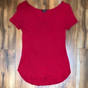 DYNAMITE | Red V Neck